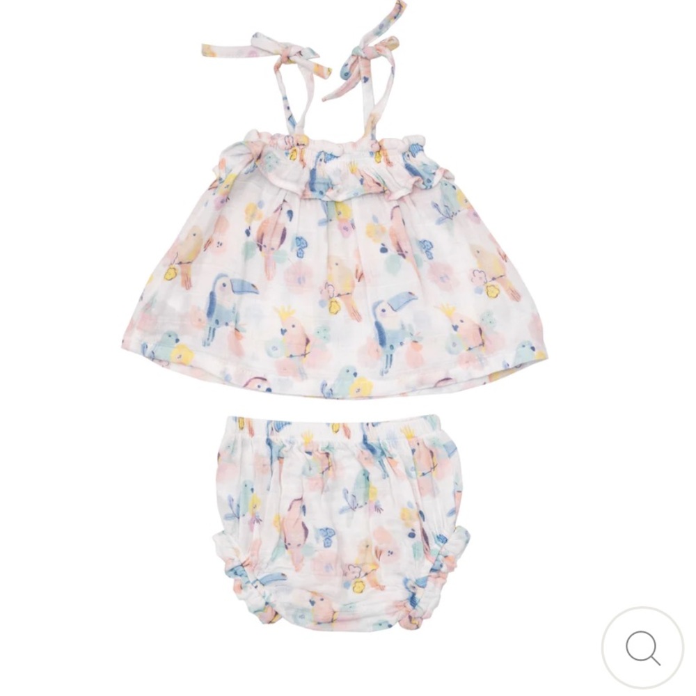 Angel Dear - Ruffle Top & Bloomer - 12-18 Month